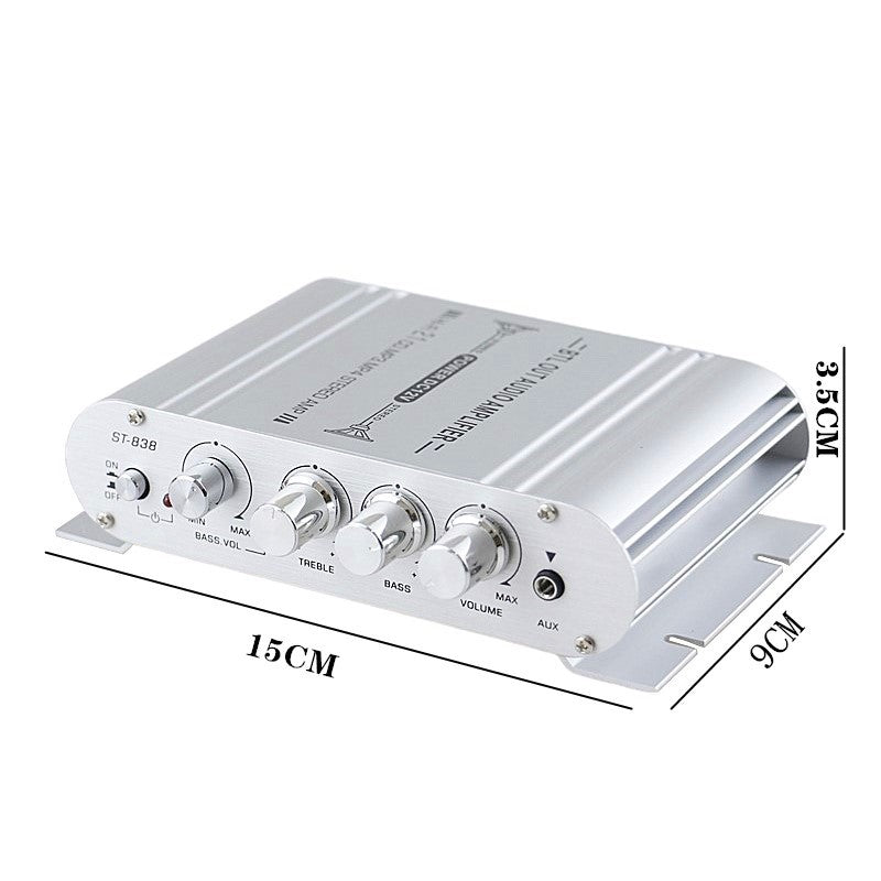 ST-838Amplifier 2.0+Subwoofer Amplifier2.1Channel Subwoofer Amplifier