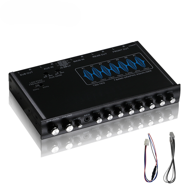 EQ755In-Car Car AudioEQFrequency Divider7Equalizer