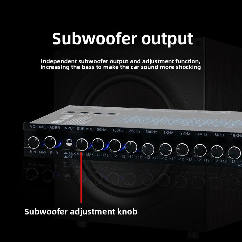 Car Equalizer9Car StereoEQTuned Crossover Amplifier